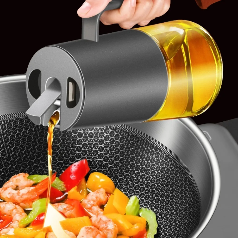 

Glass Oil Pot New Automatic Opening and Closing Oil Oil Dispenser Large Capacity Vinegar Vinegar Bottle Kitchen