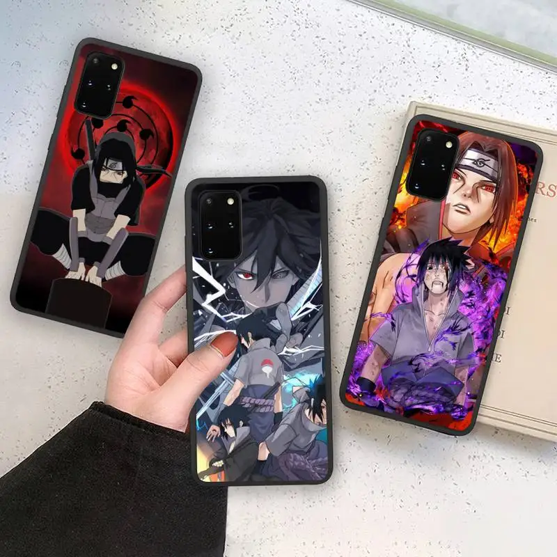 

Naruto Uchiha Sasuke Itachi Phone Case Soft For Samsung Galaxy Note20 ultra 7 8 9 10 Plus lite M21 M31S M30S M51 Cover
