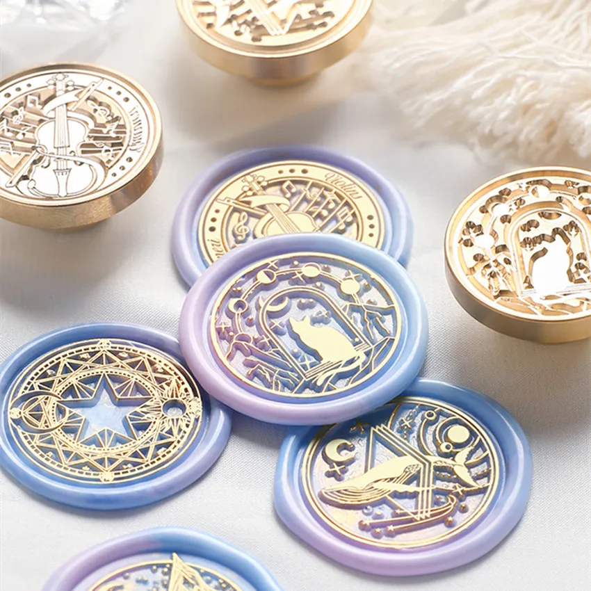 Винтажная восковая печать принадлежности для рукоделия Свадебное приглашение