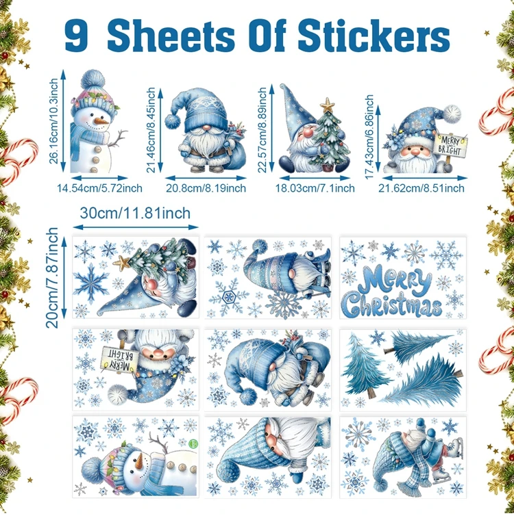 

Рождественская наклейка на окно FENGRISE