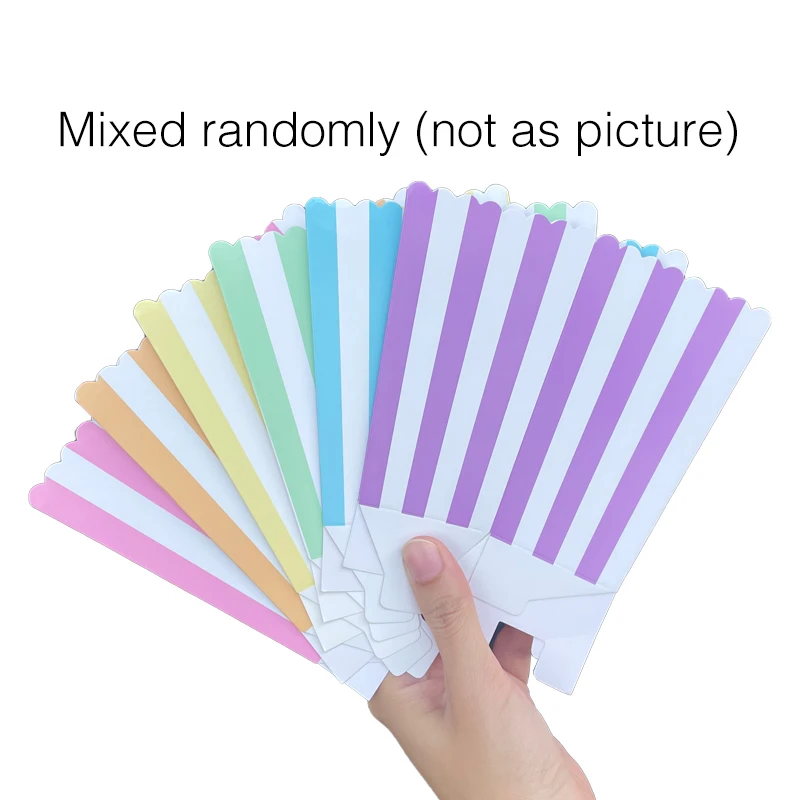 

Мини-коробки для попкорна Casame 12 шт., розовые, золотые, крафт-бумага