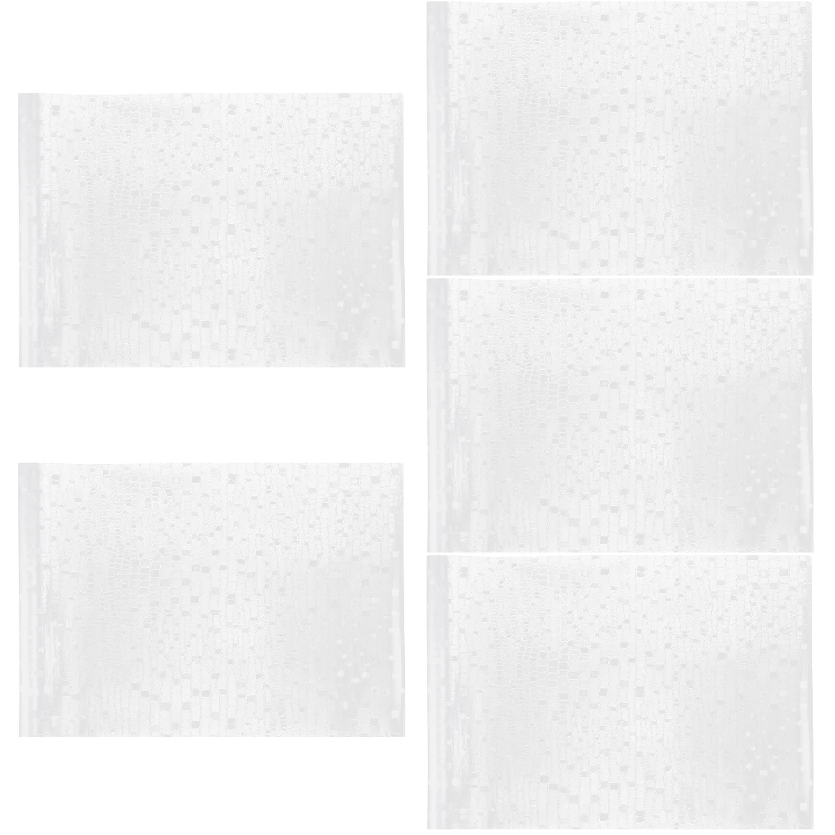 

5 рулонов практичного стекла, статическая липкая витражная пленка для окон, защитная пленка