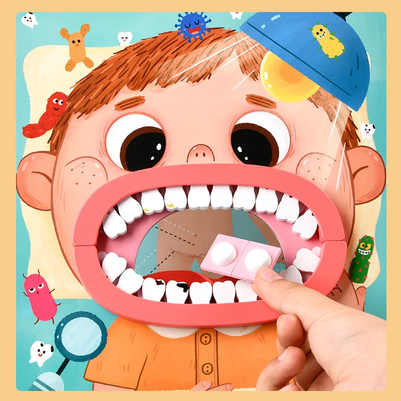 Ролевая игра деревянный врач развивающие игрушки для детей медицинская имитация