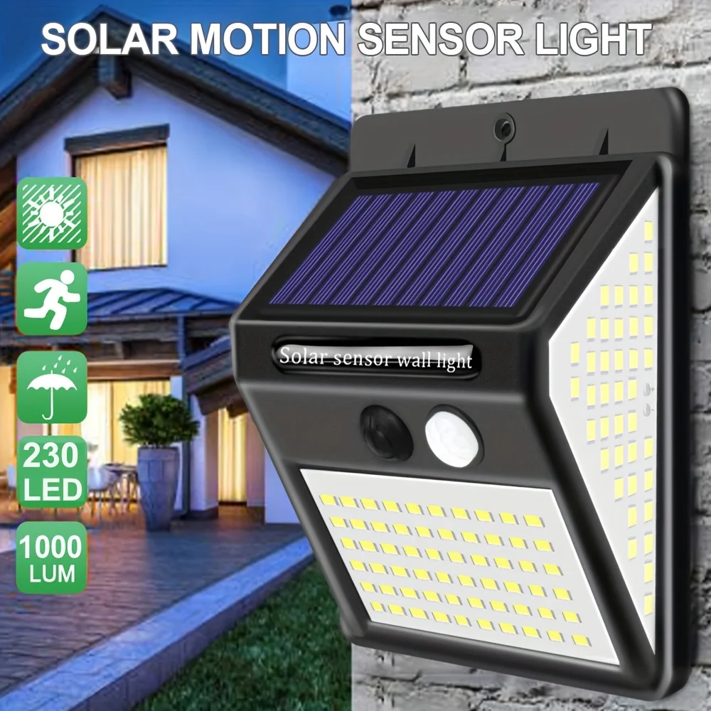 230 Светодиодный Солнечный Свет Уличный Водонепроницаемый Настенный Светильник С