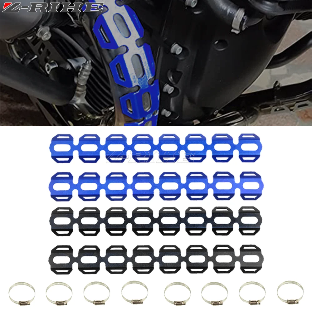 Фото Защитный термозащитный кожух выхлопной трубы для KAWASAKI NINJA Z650 Z750 Z800 Z1000 Z900 Z400 Z300 Z650RS Z900RS Z1000SX №4