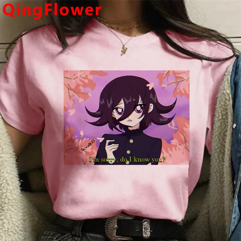 90s Ouma Kokichi Danganronpa Mikan Tsumiki аниме футболка мужская уличная одежда кавайные
