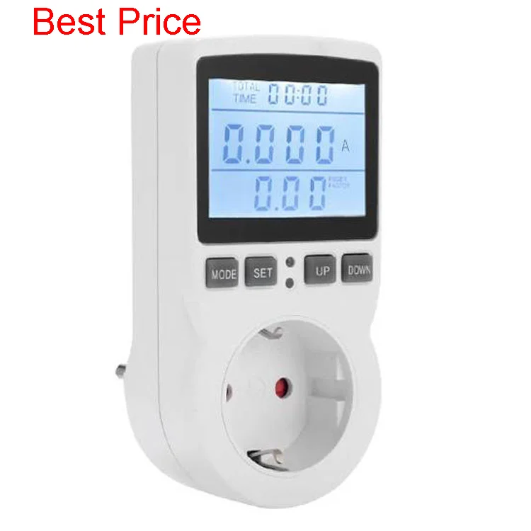 

10Pcs/lot Digital Power Meter Socket Energy Meter Current Voltage Watt Electricity Cost Measuring Monitor Power Analyzer Ele