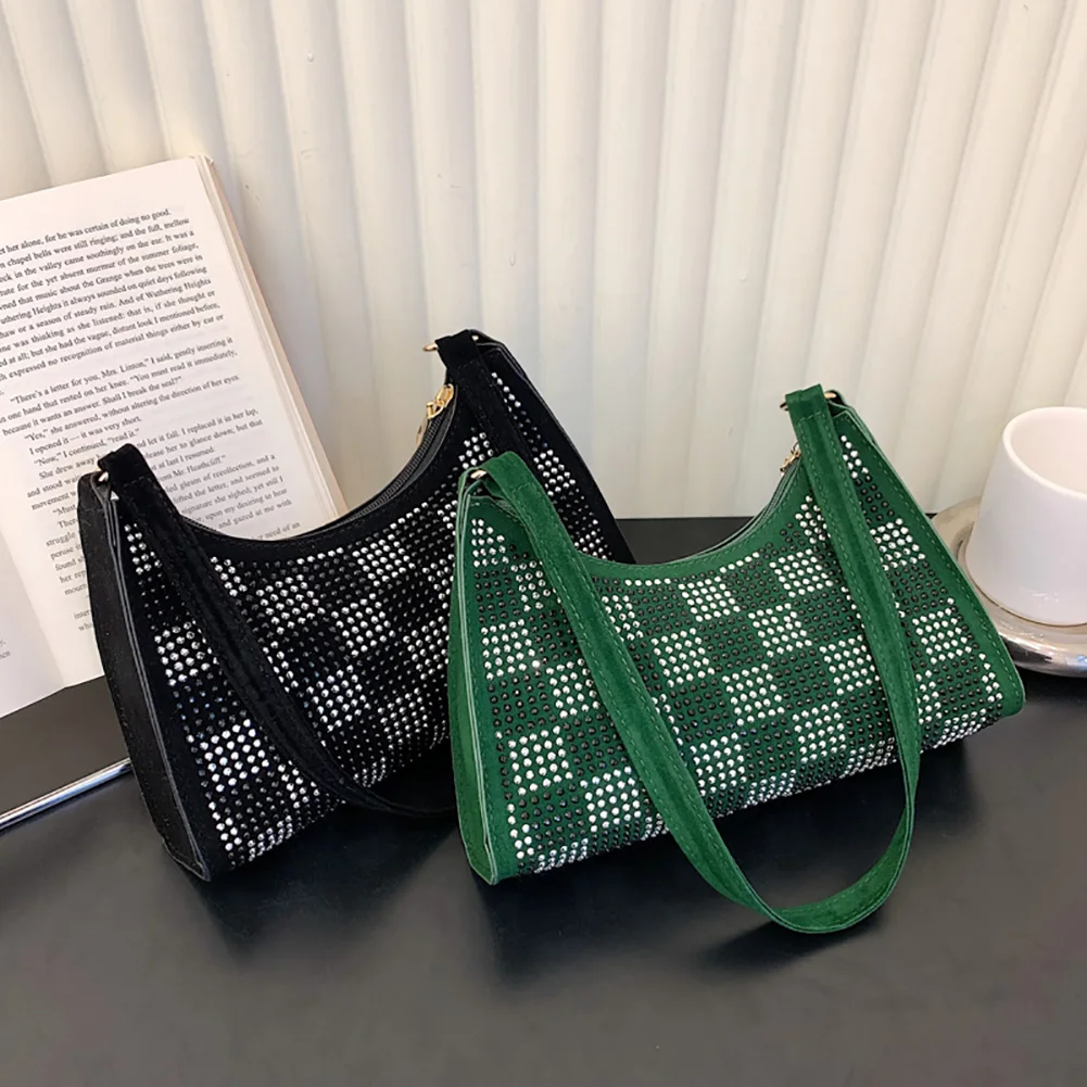 

Женские вечерние сумочки со стразами, новинка 2022, корейские Роскошные Дизайнерские блестящие стразы, женская сумка, женские сумки под подмы...