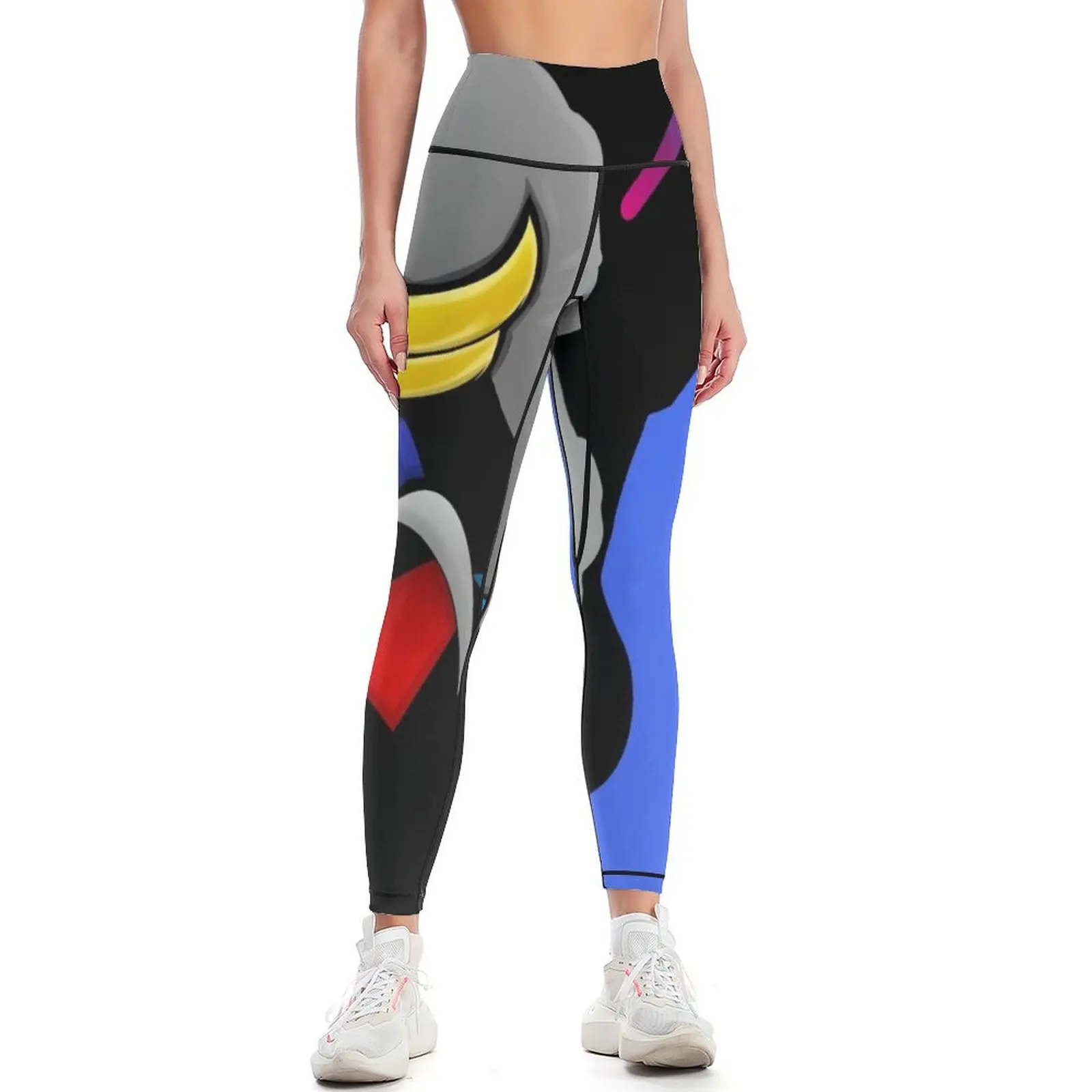 Винтажные леггинсы для спорта с эффектом пуш-ап