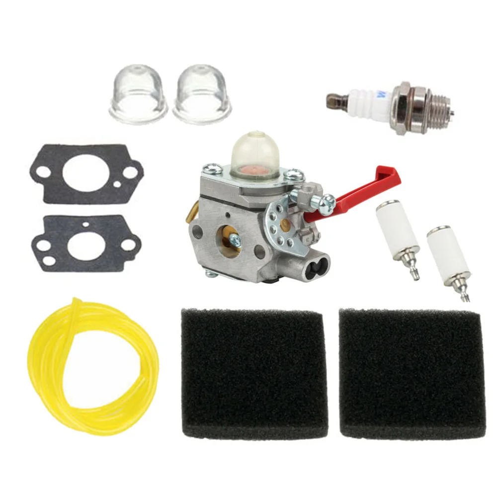 

For Homelite B25C BC2500R D725CD D825SB F2020 F3040 F3050 Accessories Spare Carburetor Kit Air fuel filter Oil cups