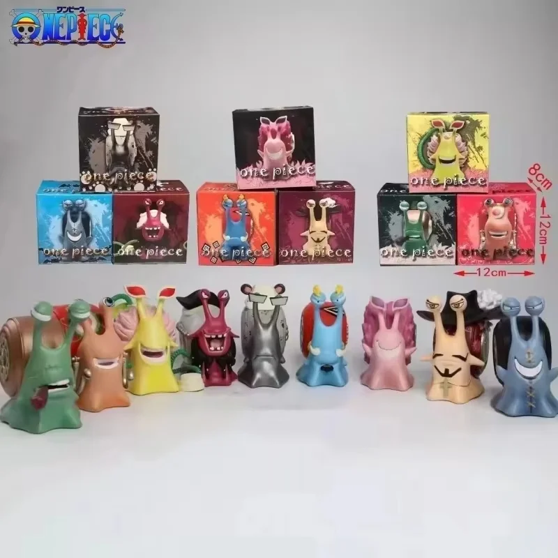 Модель игрушки в наличии цельные 9/12 шт. аниме периферийная фигурка Ace Luffy Den Mushi Law