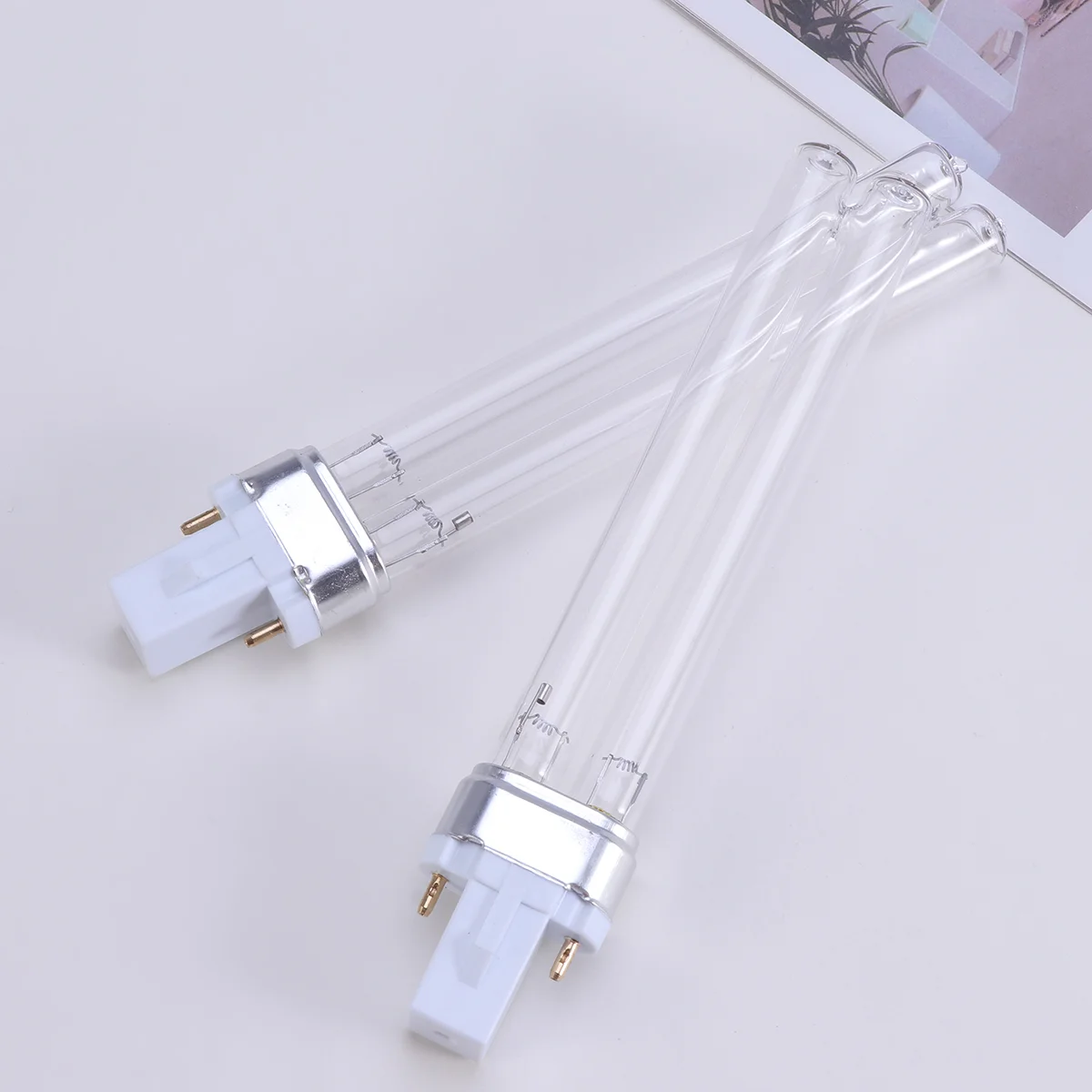 2шт УФ-лампа бактерицидный ультрафиолетовый свет стерилизатор очиститель