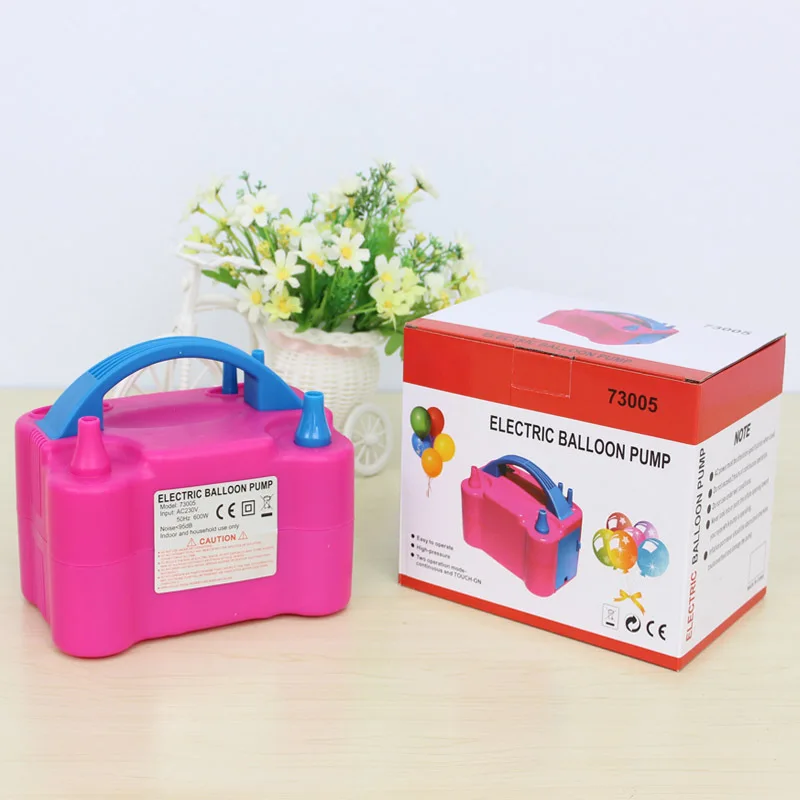 

Электрический воздушный шар с двойным отверстием, насос для свадьбы, дня рождения, украшения, воздуходувка для праздника, праздника, шнур пи...