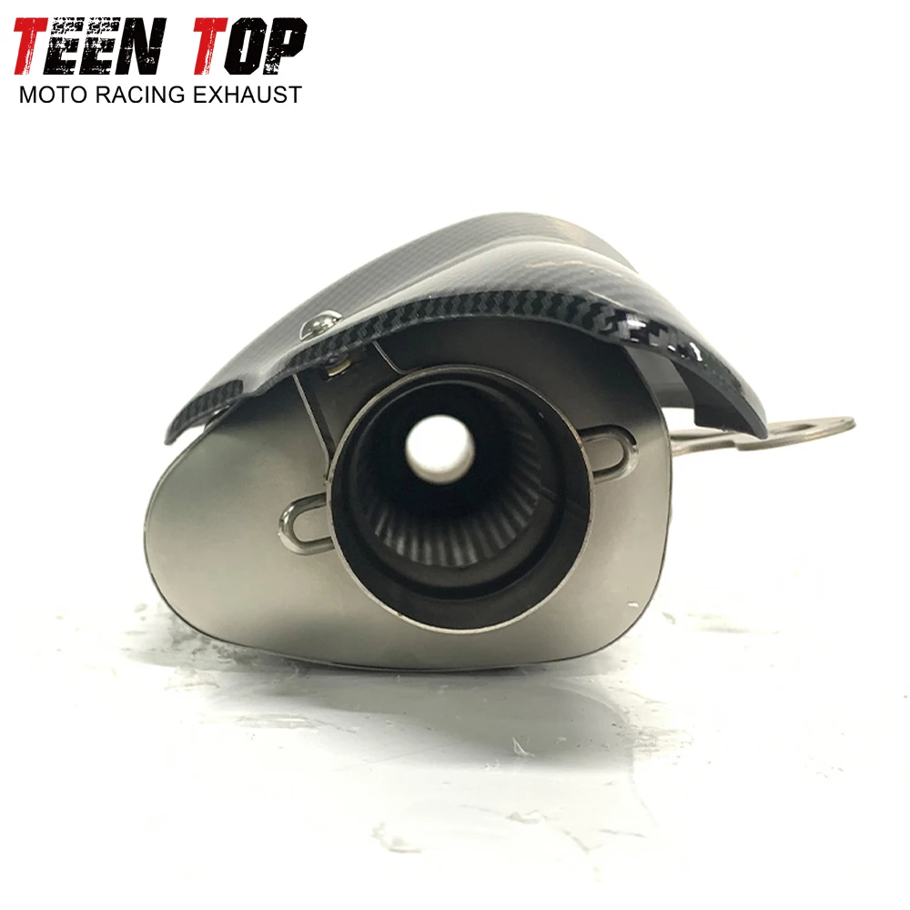 Универсальный мотоциклетный глушитель из нержавеющей стали 51 мм MT10 FZ1N MT09 MT07 R3 ZX4R