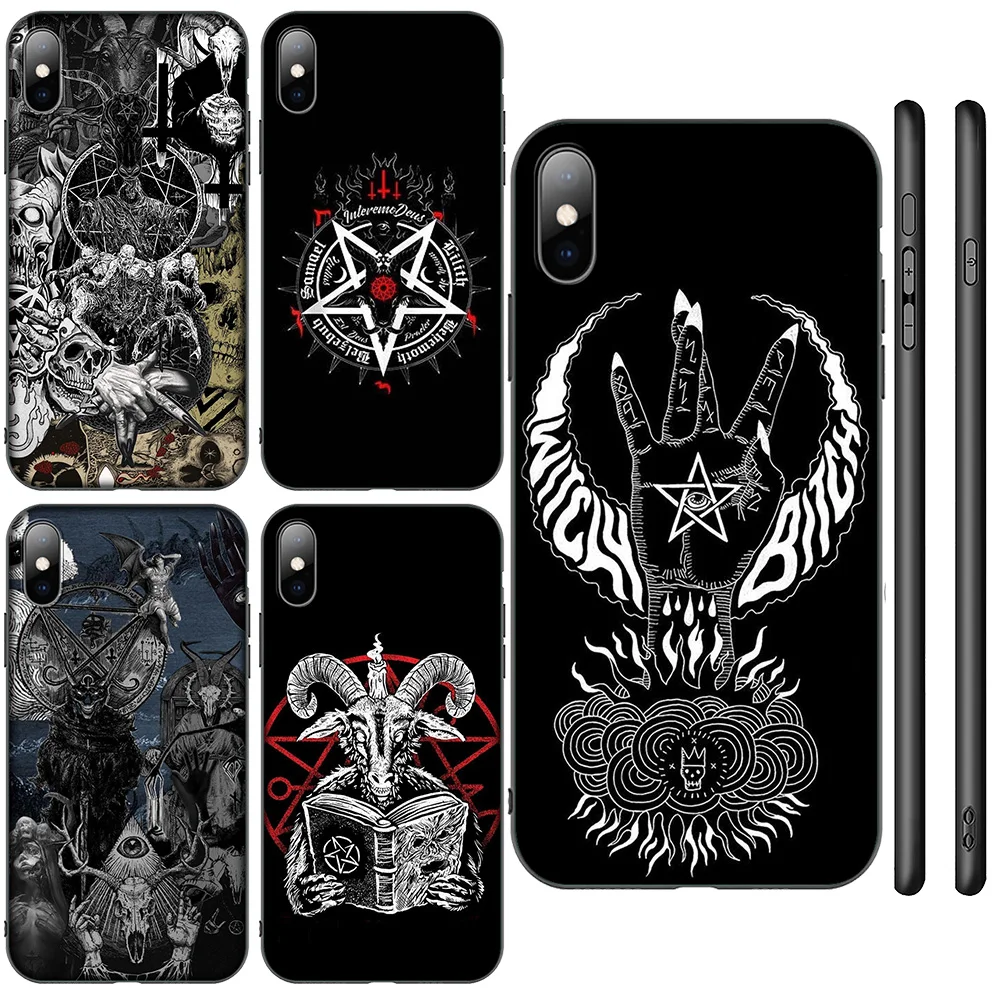 Сатанический череп Новый чехол для телефона Samsung Galaxy A15 S10E S9 S8 S7 Note 20 10 9 8 Plus Lite
