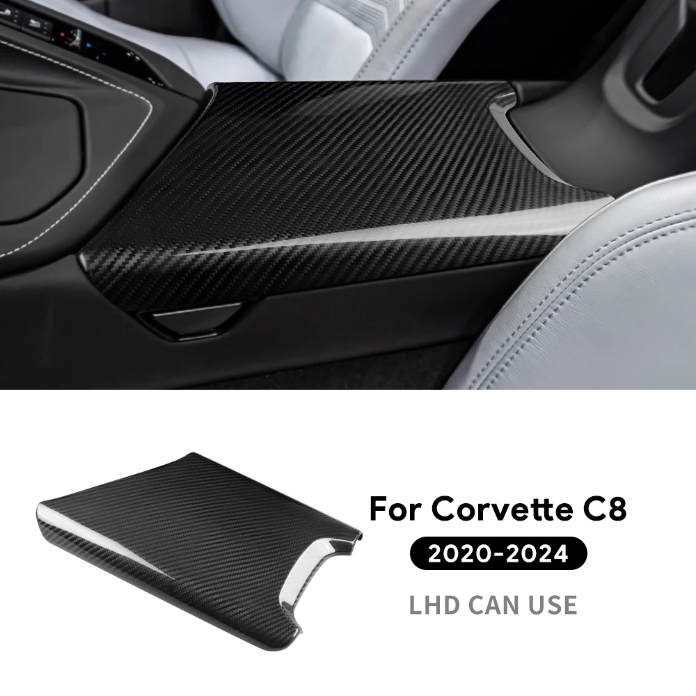 

Настоящая жесткая наклейка из углеродного волокна для Chevrolet Corvette C8 2020 2021 2022 2023, аксессуары для интерьера автомобиля