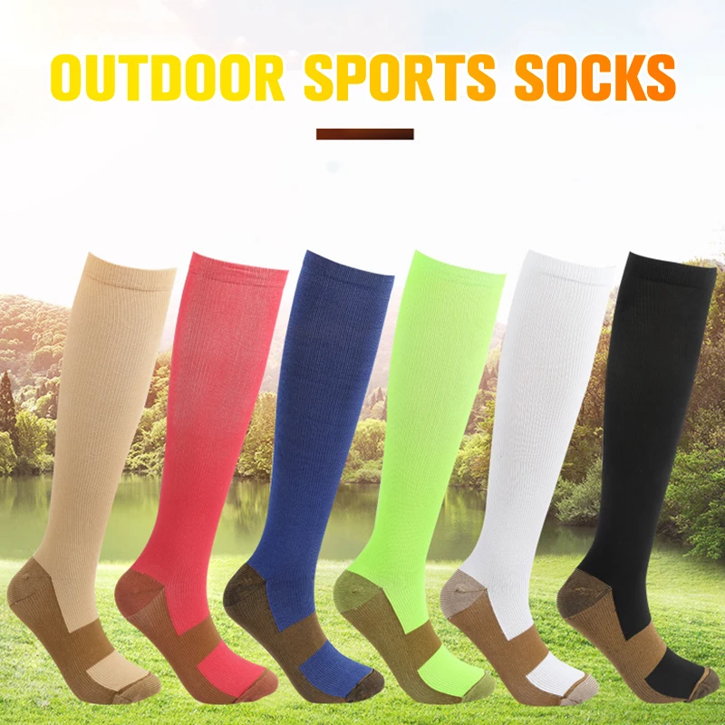 

Compression Socks for Men&Women Best Graduated Athletic Fit for Running Flight Travel Boost Stamina, Circulation&Recovery Socks