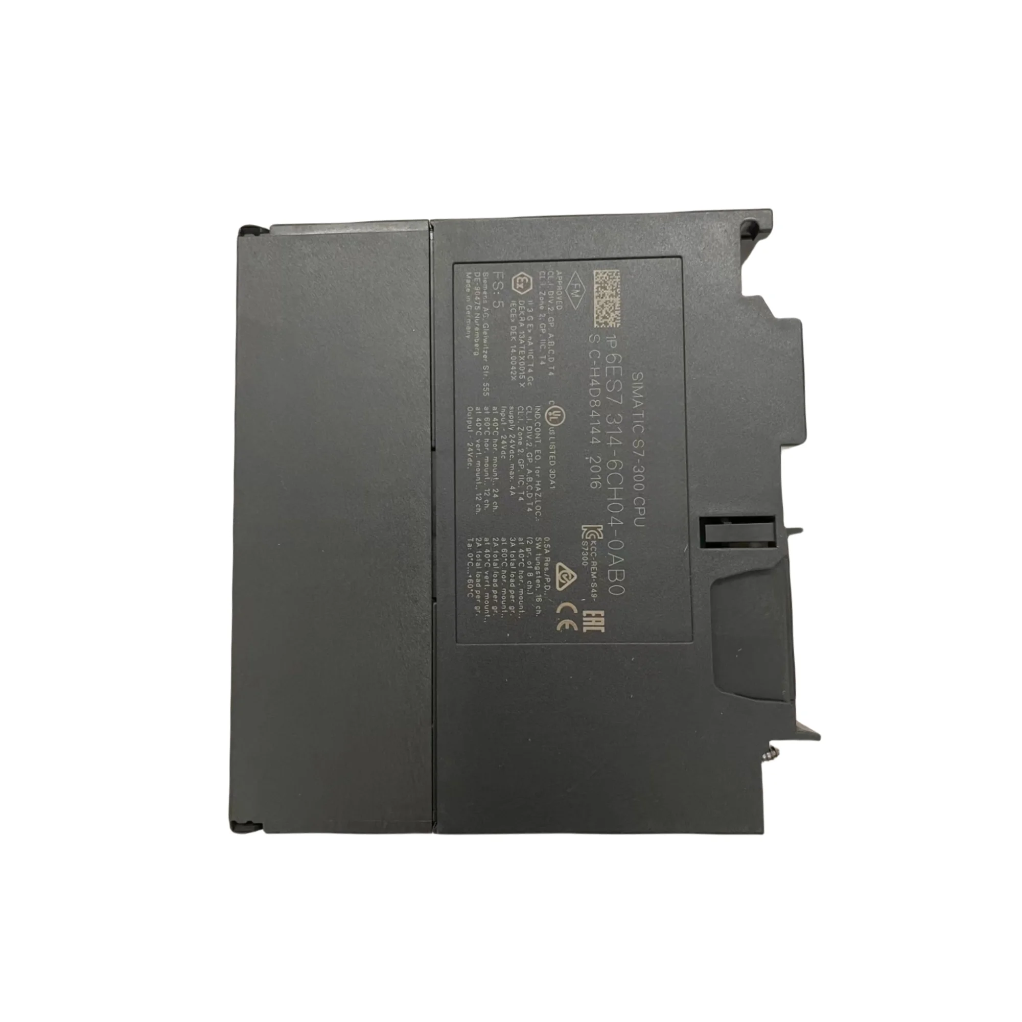 Новый модуль центрального процессора 6ES7314-6CH04-0AB0 Simatic S7-300 CPU314C-2DP