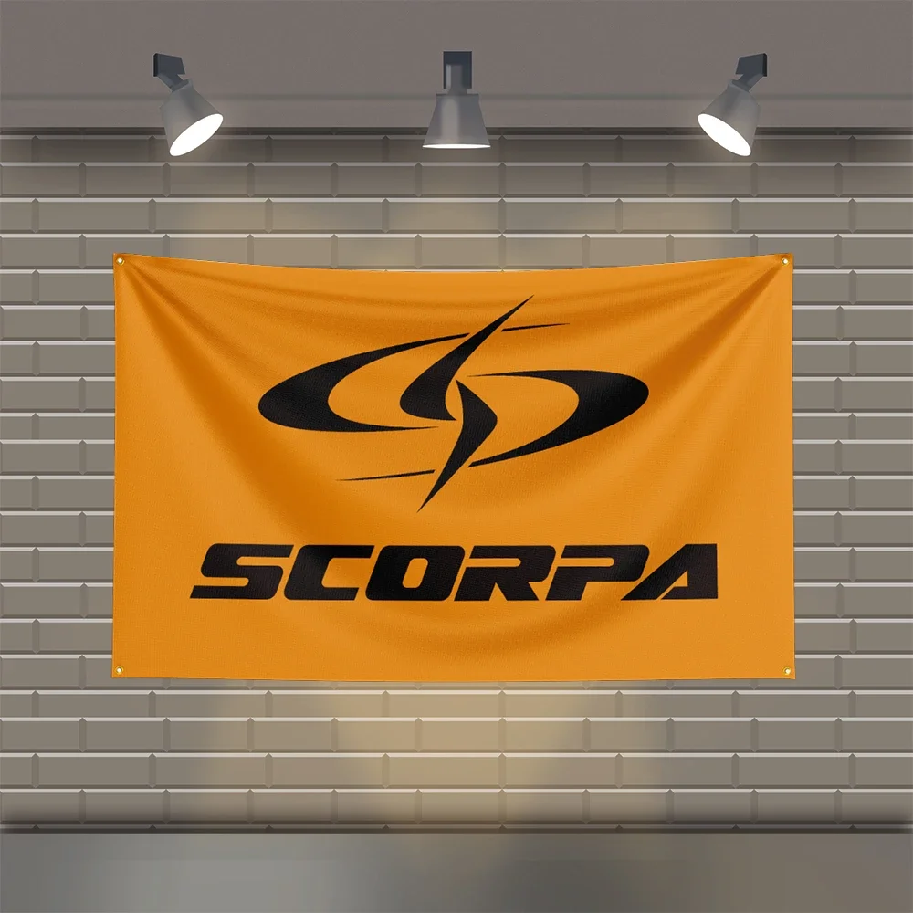 3x5 футов S-Scorpas Гоночный флаг полиэстер печатная фотография для декора комнаты