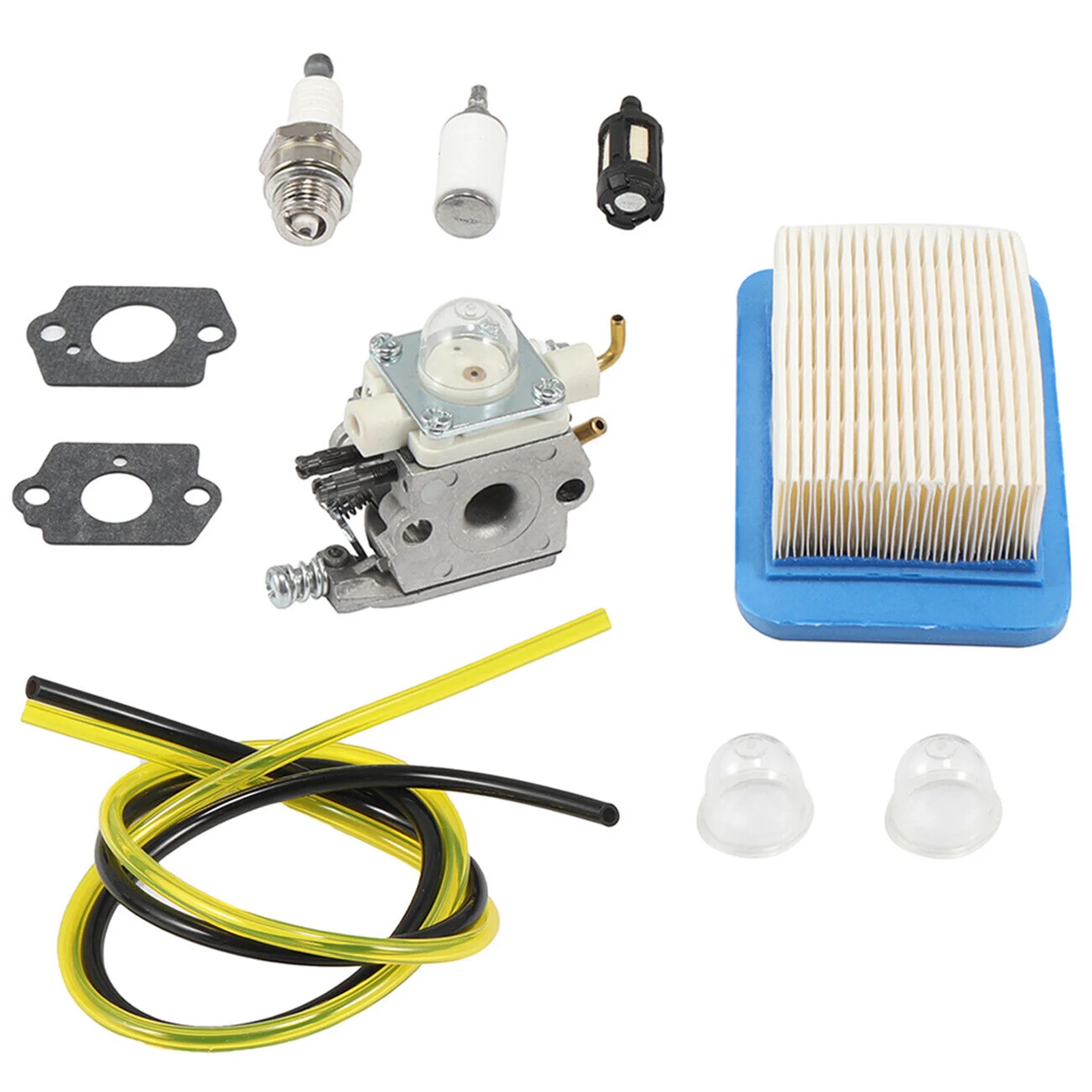 Carburetor Air Filter Primer Bulb Fuel Line Fuel Filter Kit For Echo PB-580 PB-580T WTA-35 Backpack Blower Lawn Mower Parts
