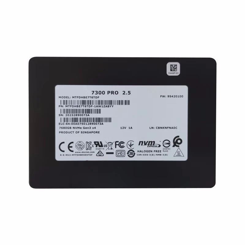 

7300 PRO U.2 7.68T Enterprise Solid State Drive SATA 2.5 inch SSD