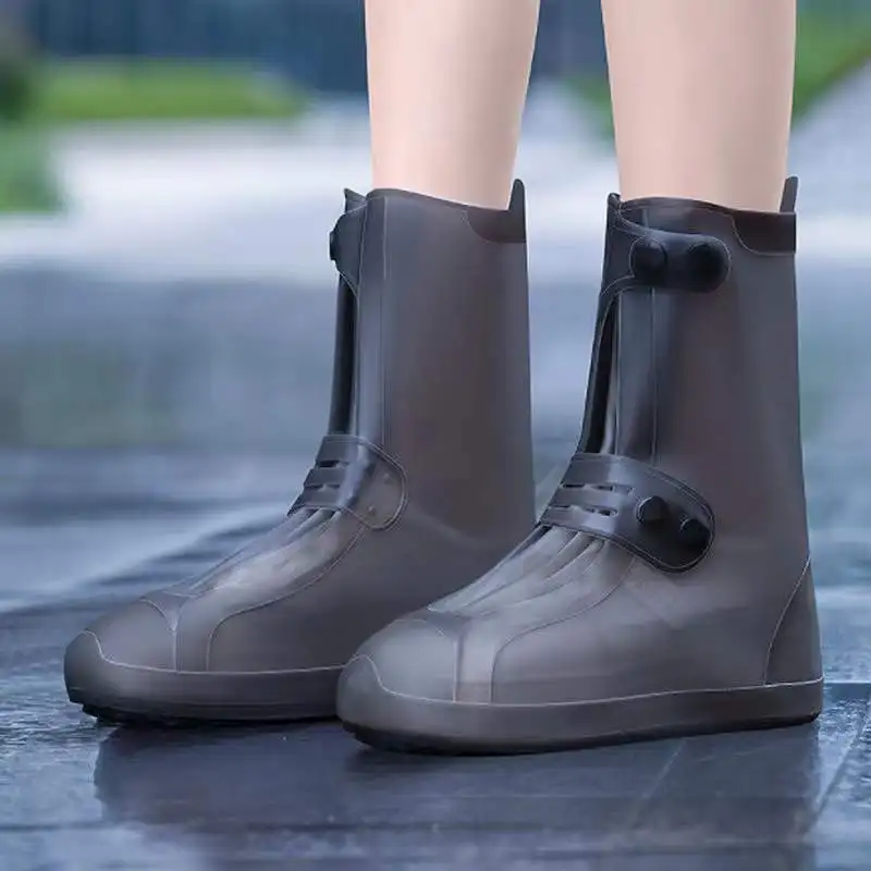 

Elastic Rain Shoe Cover Outdoor Men Women Waterproof Anti Slip Thickened Wear resistant Water Shoe Cover Dropshipping Wholesale