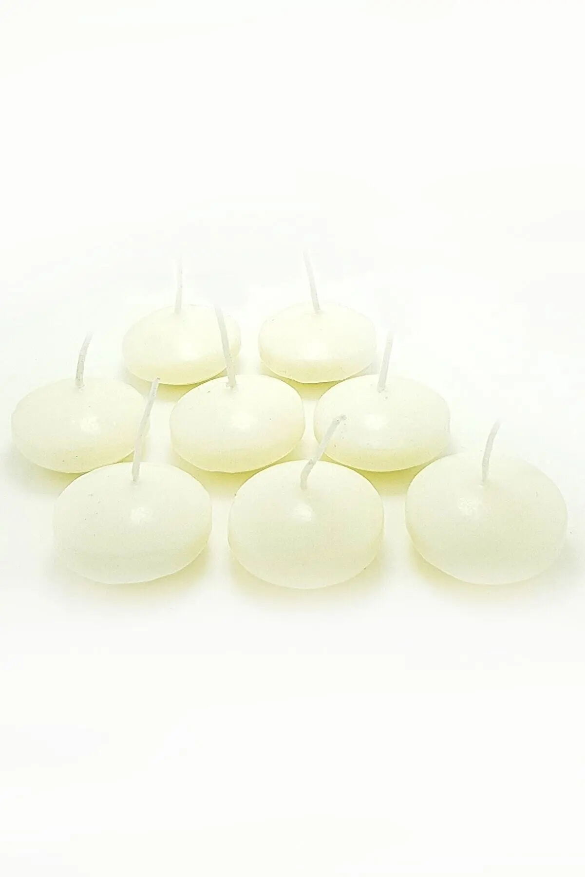 8 шт. большая белая плавающая свеча для чая фотоподарок на Рождество День Святого