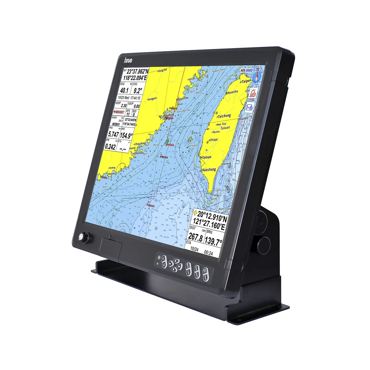 Фото 19-дюймовый большой TFT LCD монитор XINUO HM-2619, морские запчасти, стандарт IMO, с сертификатом CE №1