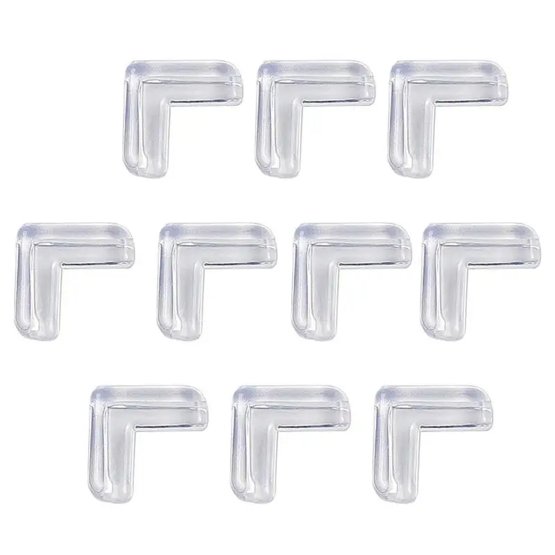 

Corner Protectors 10 Pack Soft Transparent Corner Protector Anti-collision Corner Guard Corner Wrapping For Clean Look Edge