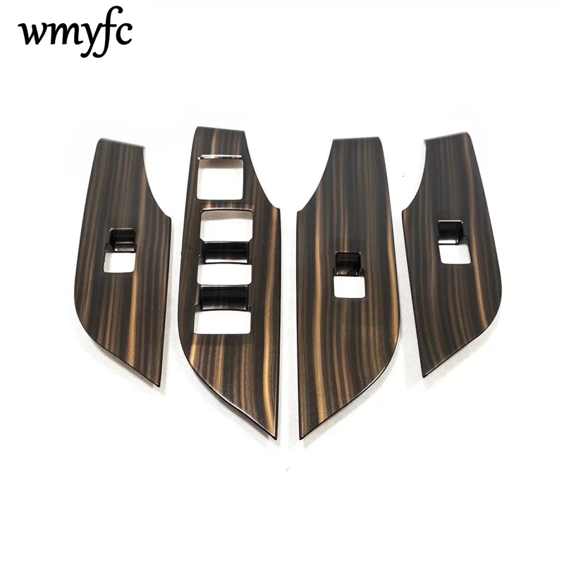 

LHD For Toyota Rav4 2019 2020 2021 Interior Accessories Car Window Glass Lift Switch Panel Armrest Decoration Trim Cover ABS