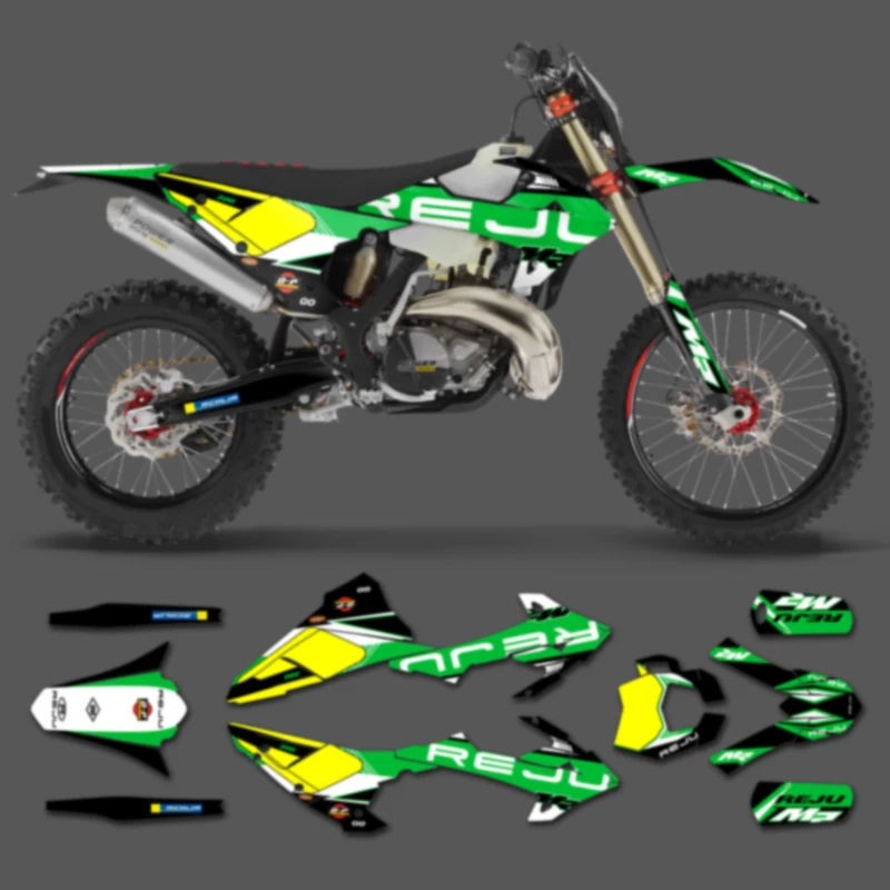 

PowerZone пользовательские графические фоны для команды, наклейки, комплект наклеек для RIEJU MR 300 2020 2021, номер, имя, настройка 06