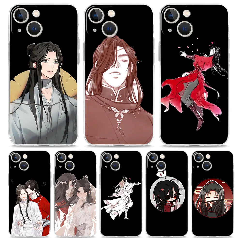 

Heaven Officials Blessing TGCF Luxury Clear Soft Phone Case For iPhone 14 13 12 11 Pro Max XS X XR SE 7 8 Plus Shockproof Cover