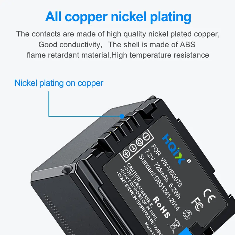 Зарядное устройство для Panasonic HDC-TM300 TM700 TM10 TM20 TM600 SX5 PV-GS80 GS85 GS320 GS83 GS90 GS583