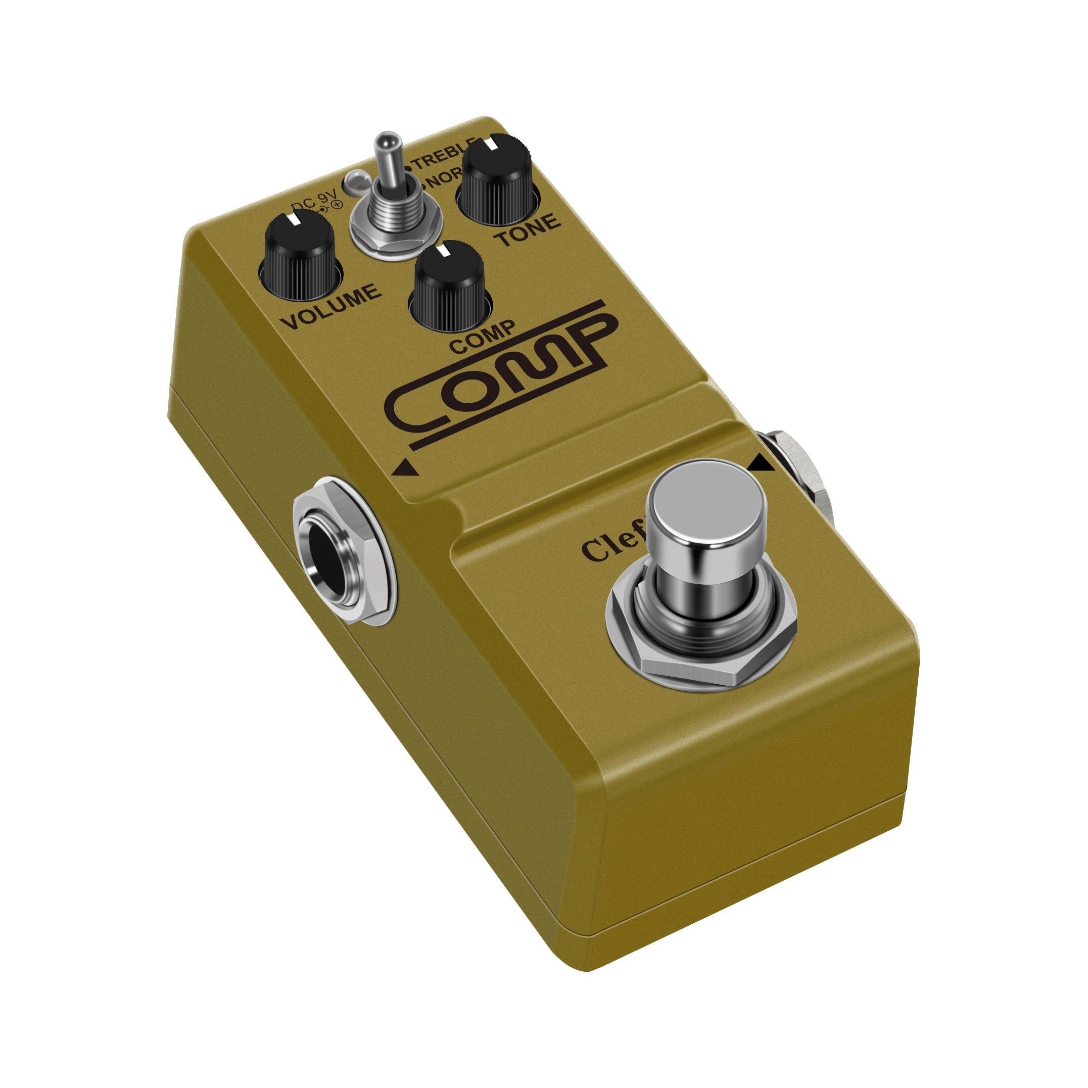 CLEFLY LEF-333 Guitar Pedal Digital Comp Effect Pedals for Electric Guitar Guitar Compression Pedal for Electric Guitar BASS