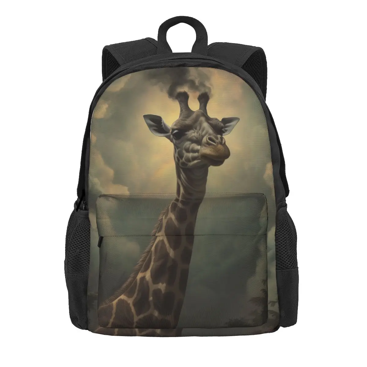 

Рюкзак с изображением жирафа Weirdcore иллюстрация готические женские рюкзаки для кемпинга из полиэстера дышащие школьные сумки для отдыха рюкзак