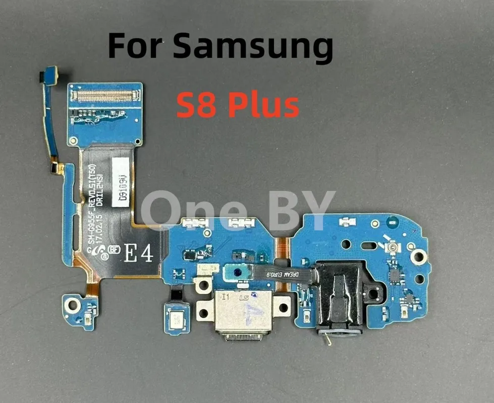 USB Charging Connector For Samsung Galaxy S8, G950F, S8 Plus, G955F, Basic Port, Soft Cable, Spare Parts, 1 Drive