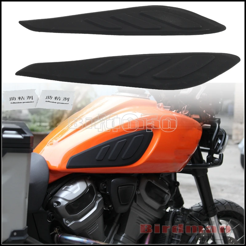 

1Pair Fuel Tank Knee Pad Kit For Harley Pan America 1250 RA1250 RA1250S Special Motorcycle Accessories Black Side Rubber Sticker
