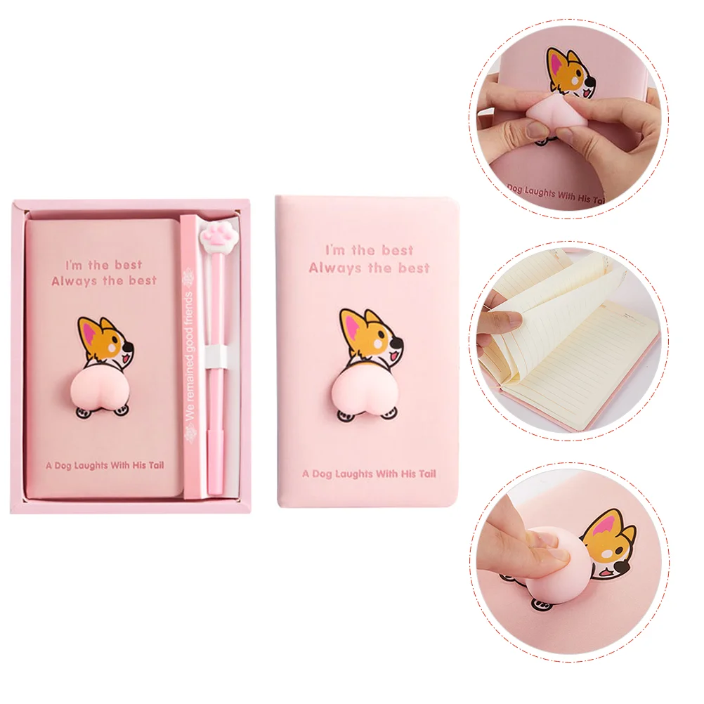 

Notepad Cartoon Notebook Notebooks Kids Journalgifts Student Girls Office Cute Kawaii Decorative Writing A6 Corgi Fidget