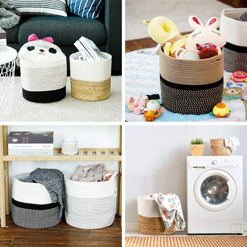 Органайзер для хранения зеленых растений из ротанга |