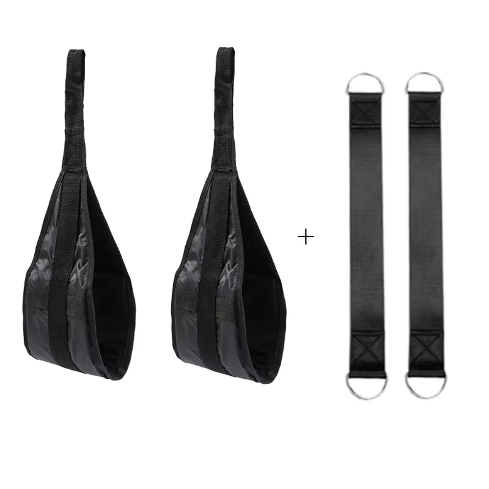 Фото Подвесные ремни для фитнеса AB Sling Straps: вспомогательный пояс для тренировки мышц ног, устойчивый к разрывам №1