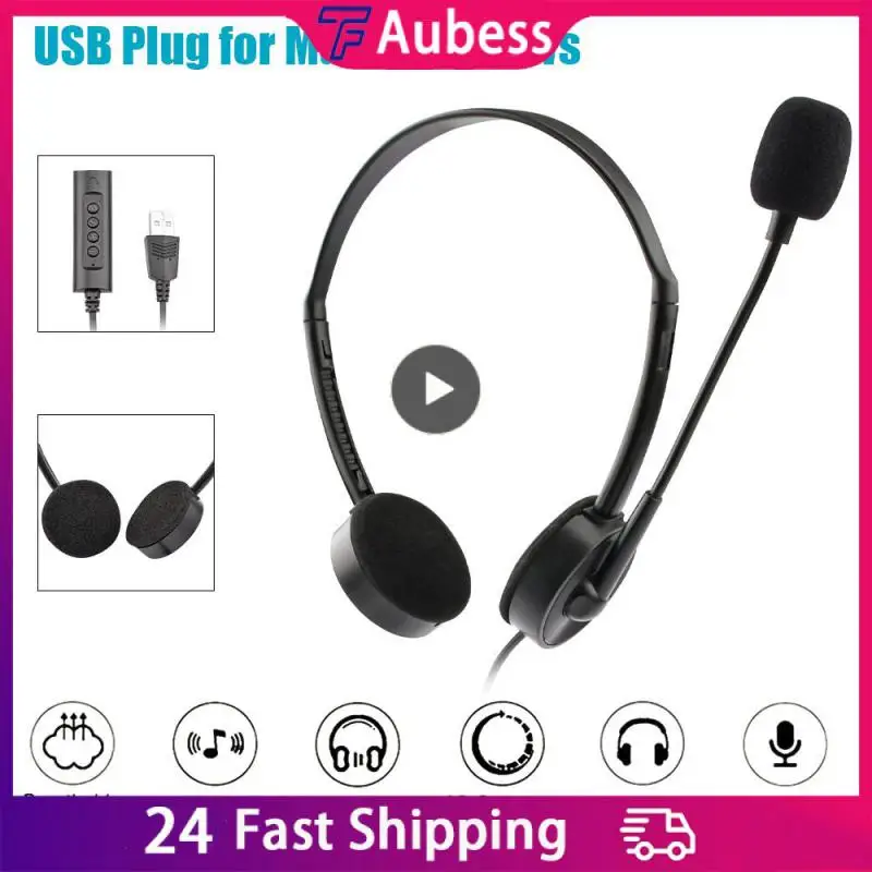 

Portable Noise-cancelling Traffic Headset Durable Design Service Earphone Protect Hearing Call Center Headset Abs Universal