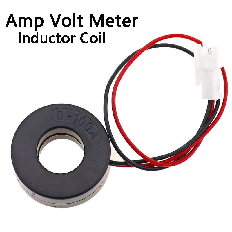 

Round Mini Digital Voltmeter Ammeter 22mm AC 20-500V 0-100A Amp Volt Voltage Tester Meter Dual LED Indicator Pilot Lamp Light