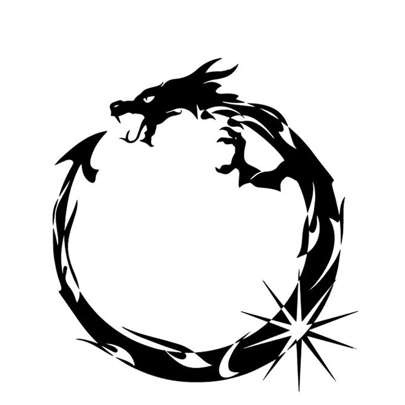 

20/30 CM Dragon Creative Decoration Car Stickers Bumper Vinyl Decal Pattern Pegatinas Para Coche M205
