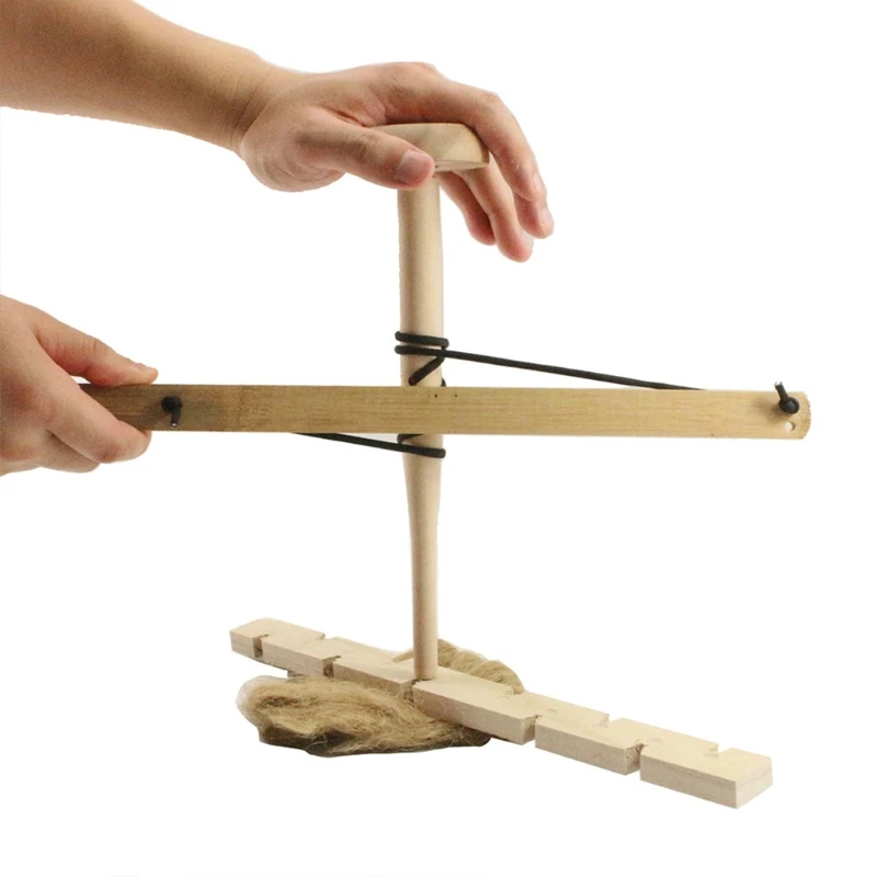 Портативная луковая дрель фрикционный стартер примитивный деревянный набор