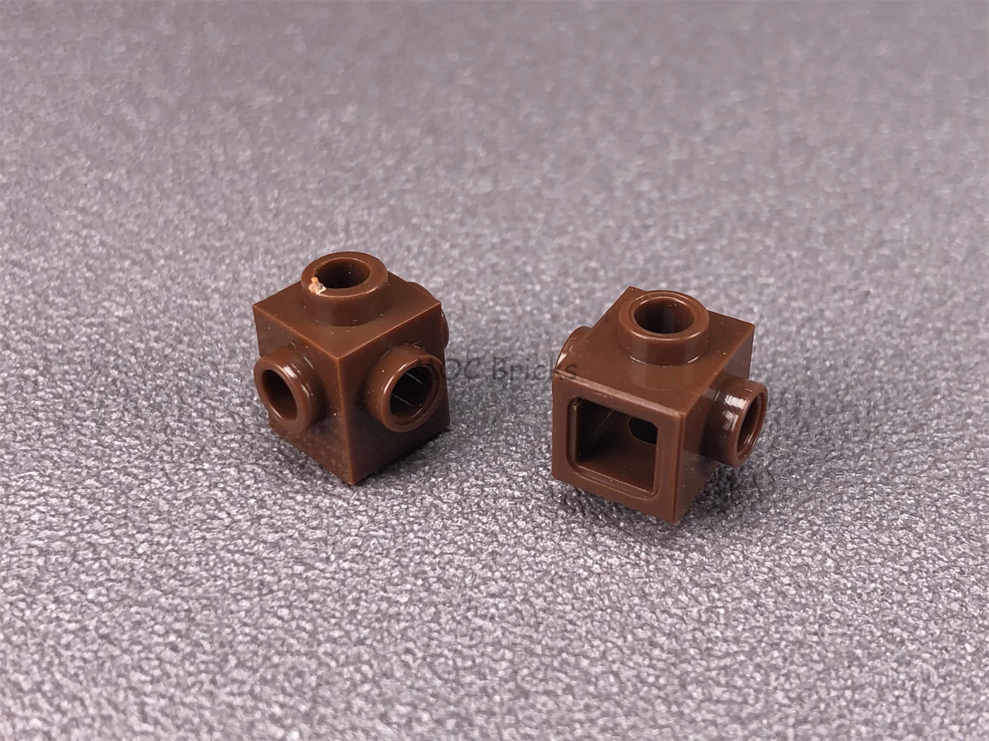 50 шт./лот MOC кирпичи модифицированные 1x1 с шипами по 4 сторонам 4733 сборные