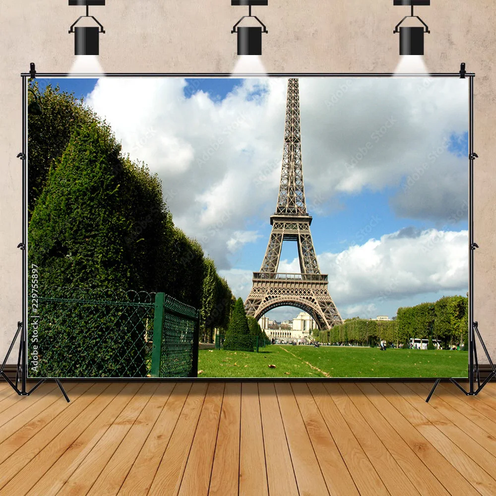 

Vinyl Custom Background European Landscape Famous Scenic Spots Street Night Scene Photography Background Props OZ-04