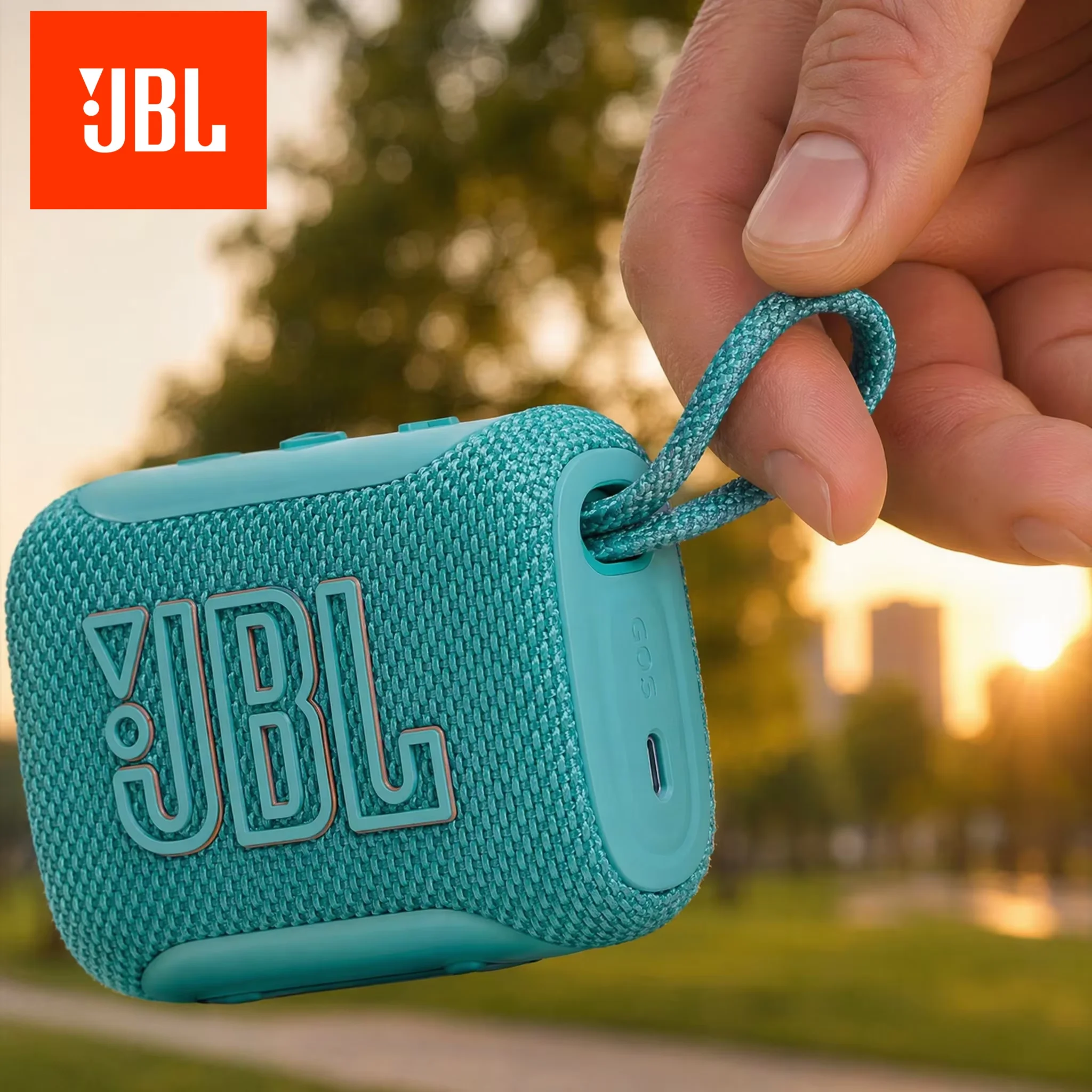 Фото Аудиосистема JBL GO 5 для бизнеса: компактный настольный динамик для офисных совещаний с функцией усиления голоса и изысканным дизайном №3