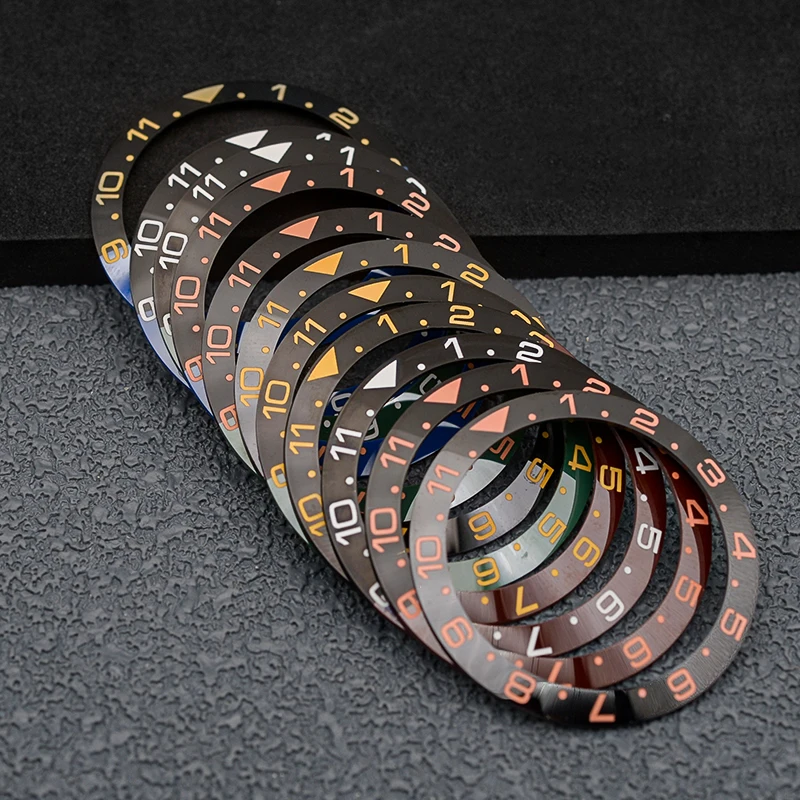 

NH35 Case 38mm Ceramic Watch Bezel Insert Fit for SKX007 SKX009 SKX011 SRPD Men's Watch Case Repair Part With NH35 NH36 Movement