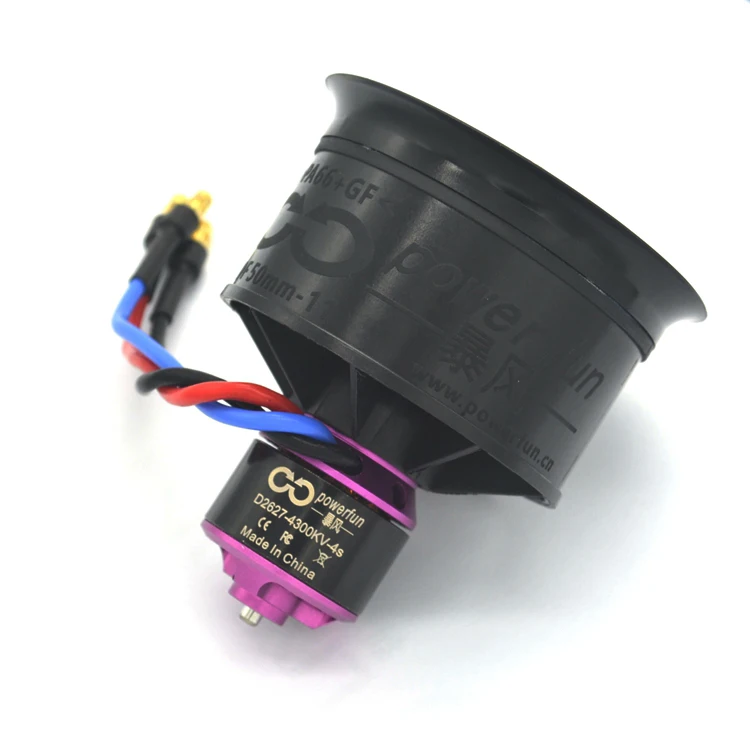 Фото APISQUEEN 50 мм EDF 4S 4300KV 950 г тяга, 11 лопастей, электрический импеллер для авиамоделей, реактивных двигателей №2