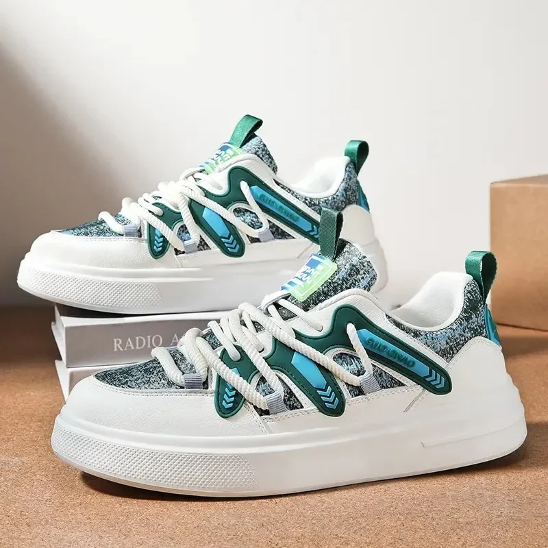 2024 новый стиль универсальная винтажная повседневная обувь мужская спортивная